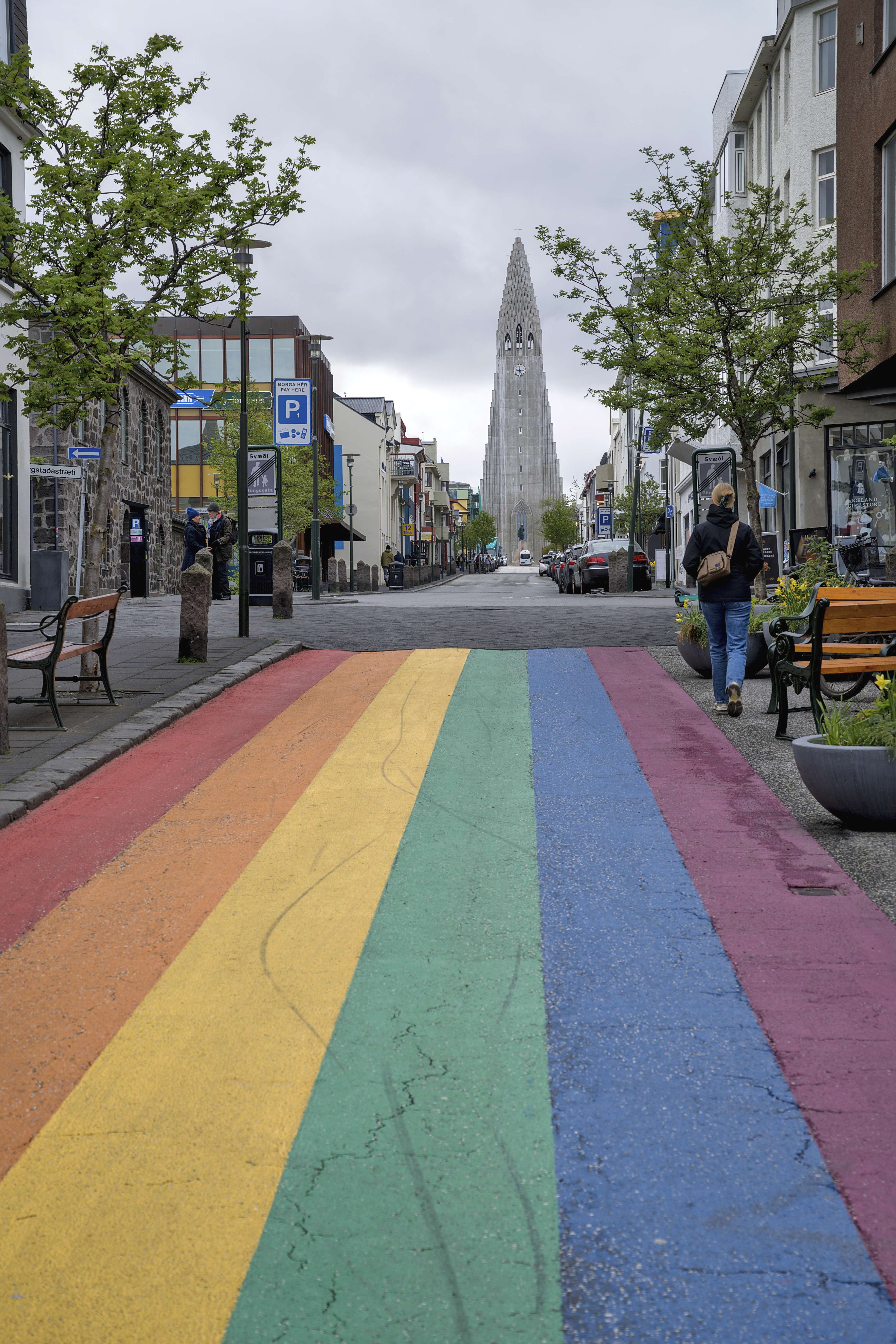 Reykjavik, Regenbogenstraße