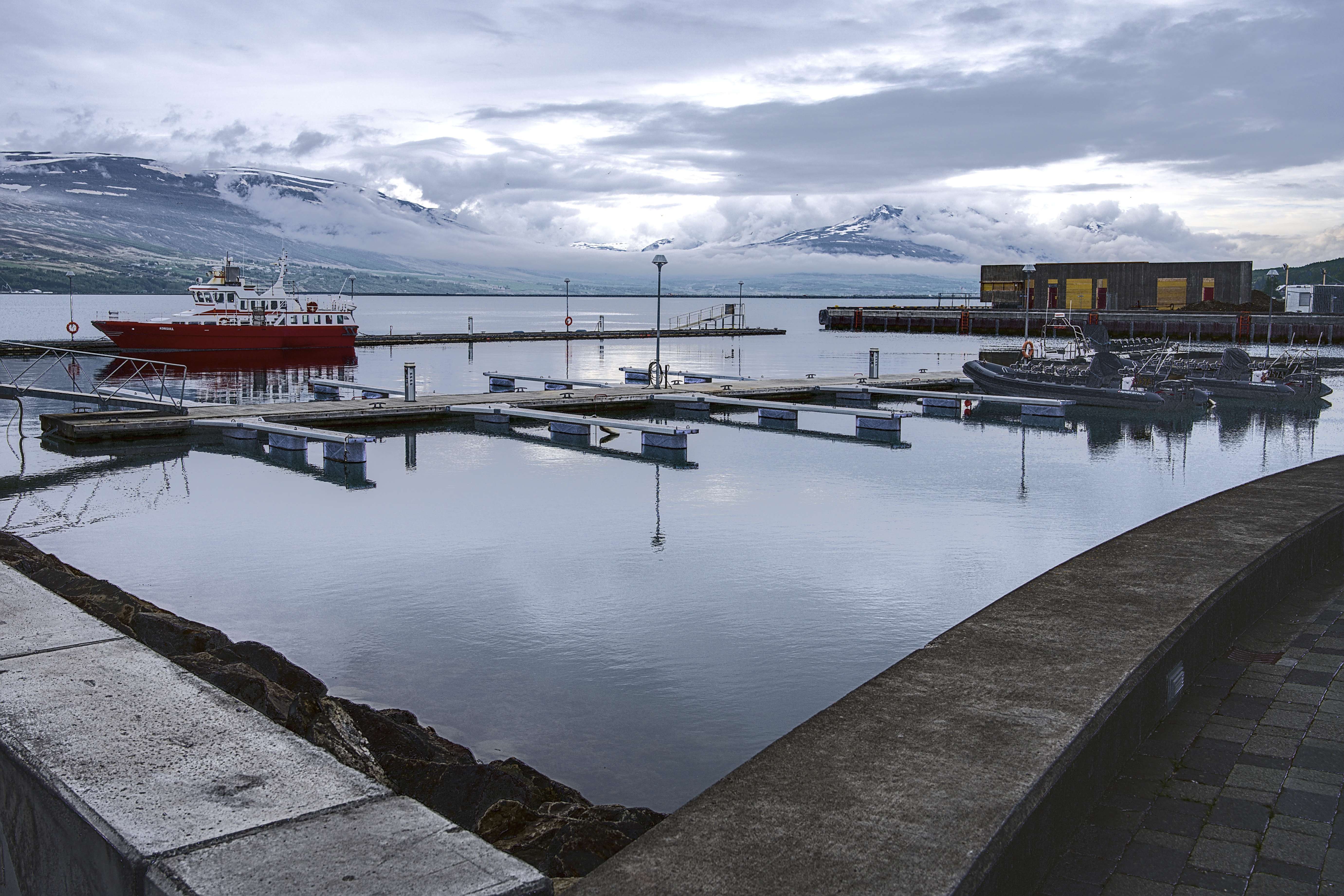 Akureyri am Fjord Eyjafjördur