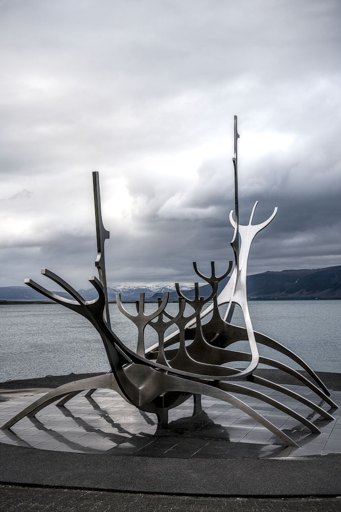 Skulptur Sun Voyager